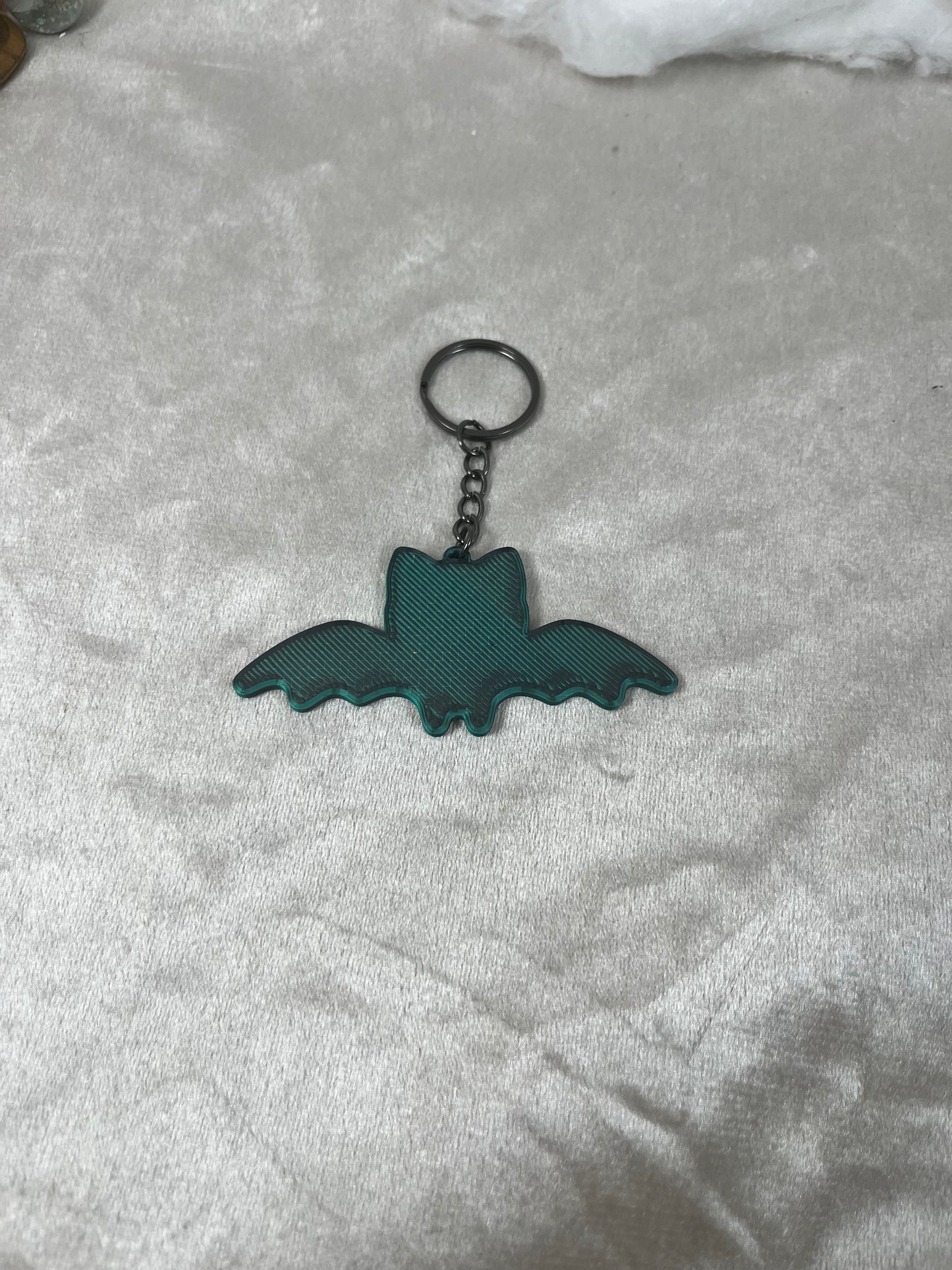 Anhänger Fledermaus grün