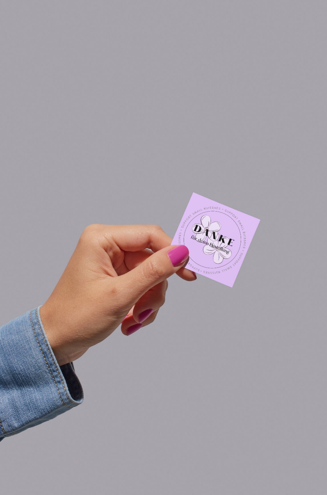 Sticker Danke für deine Bestellung Digitale Datei