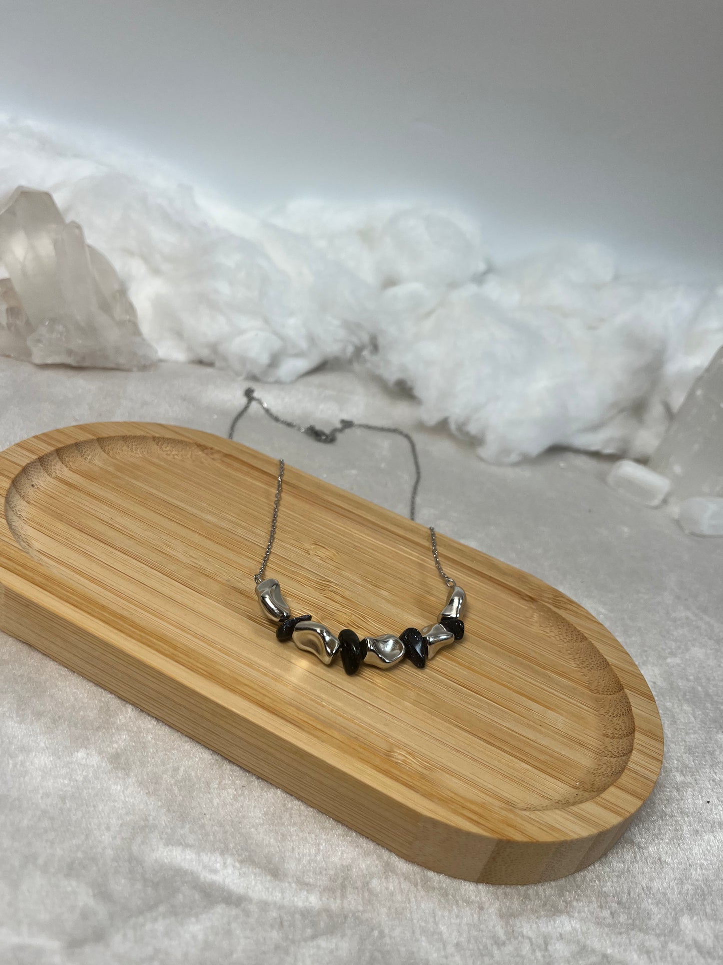 Kette Silber Blaufluss