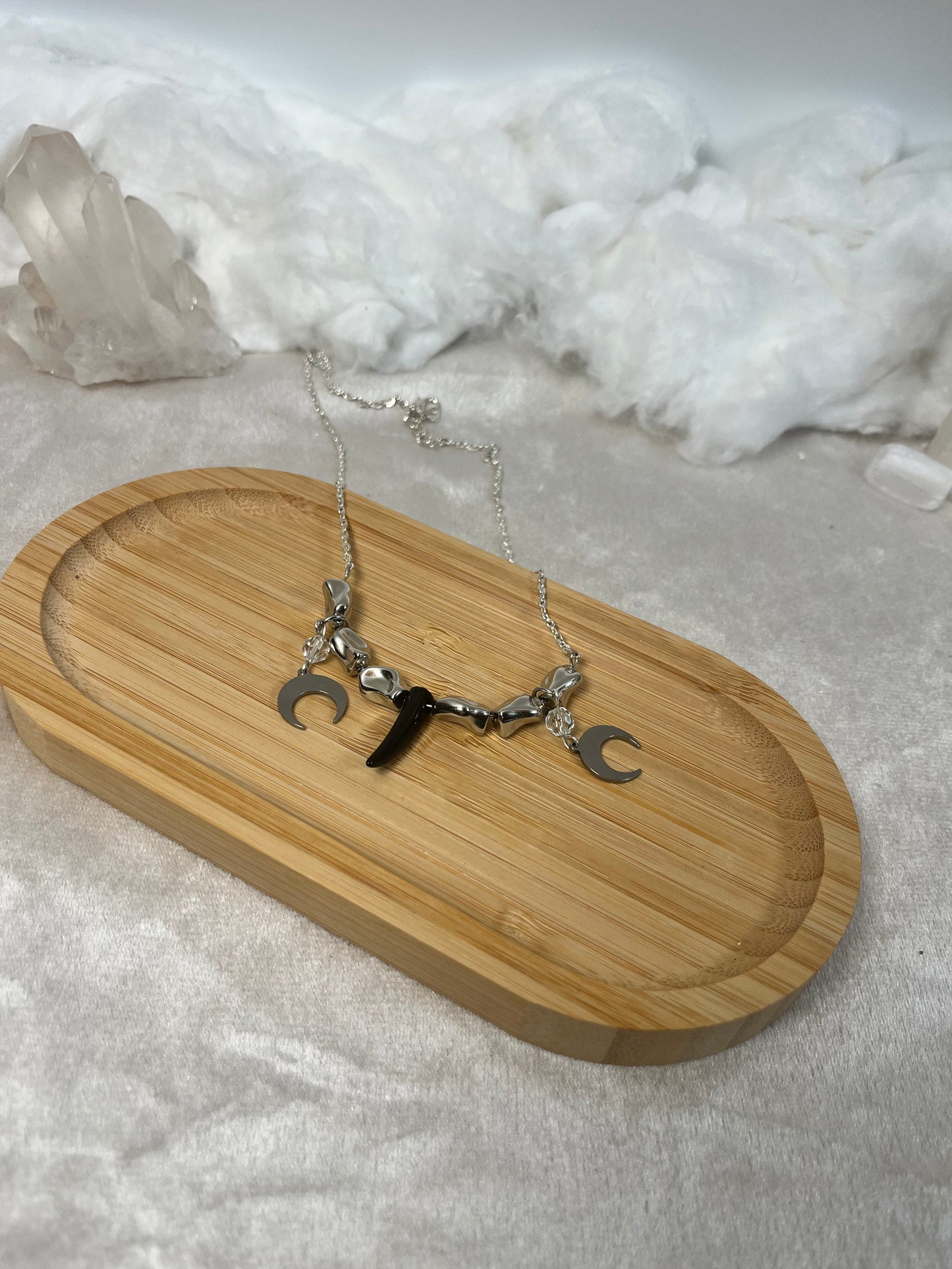 Kette Silber Mond