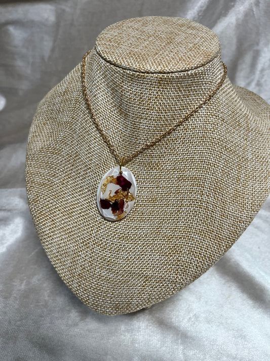 Kette Weiß Rose