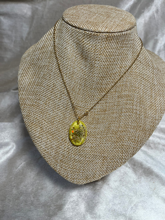 Kette Gelb Gold Blume