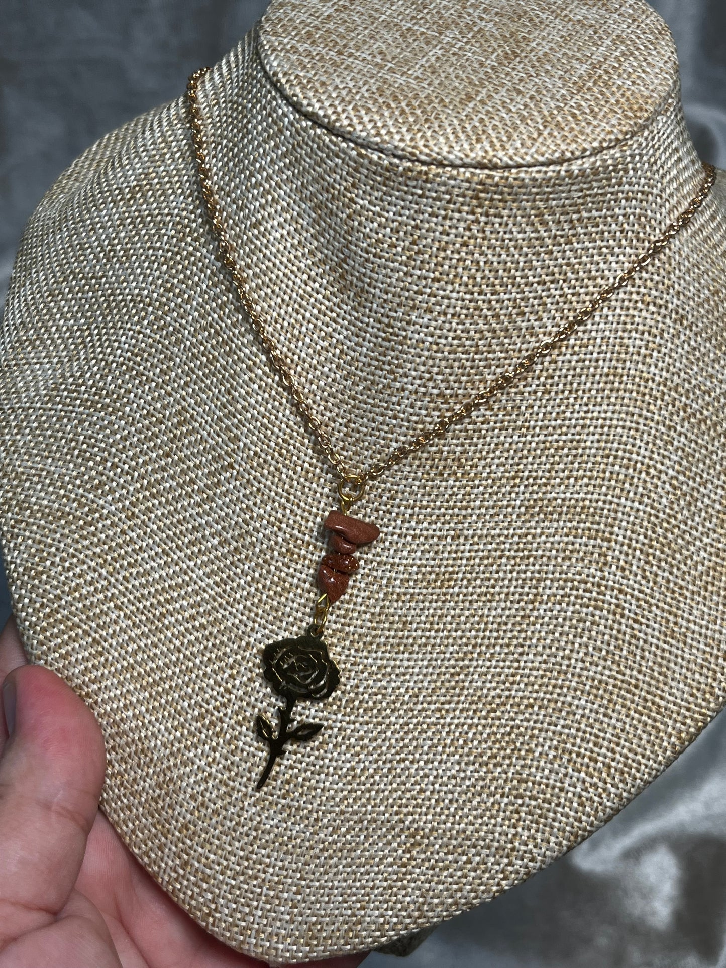 Kette Rose Goldfluss