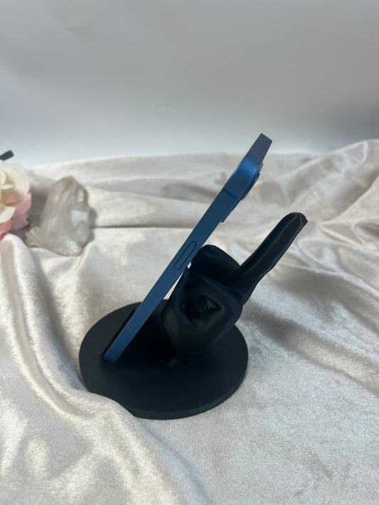 Handy Halterung Mittelfinger
