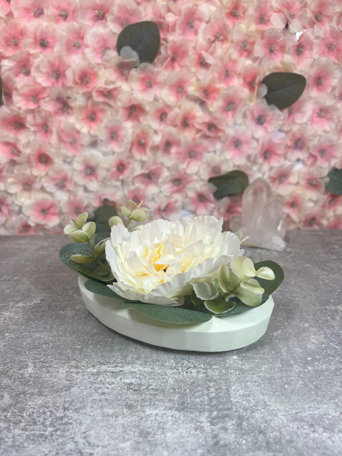 Blumen Deko Mint
