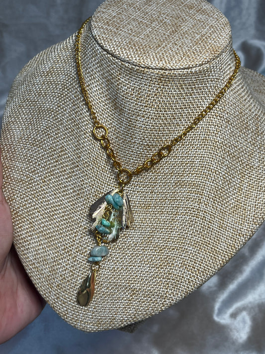 Kette Aquamarin