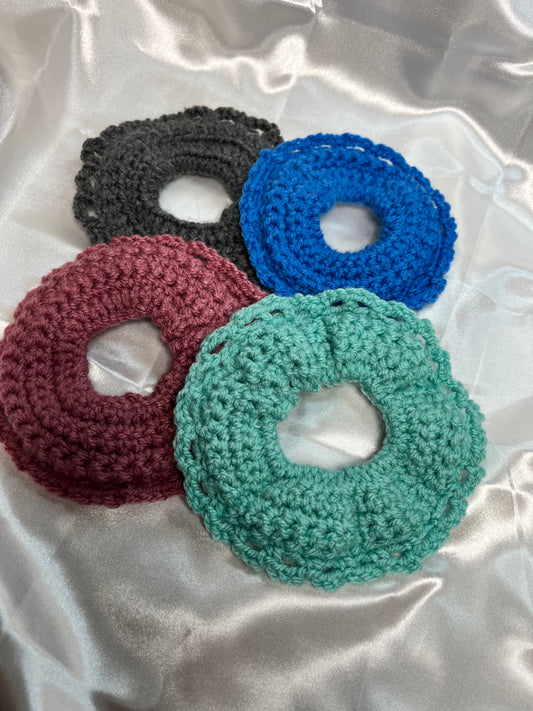 Scrunchies Gehäckelt