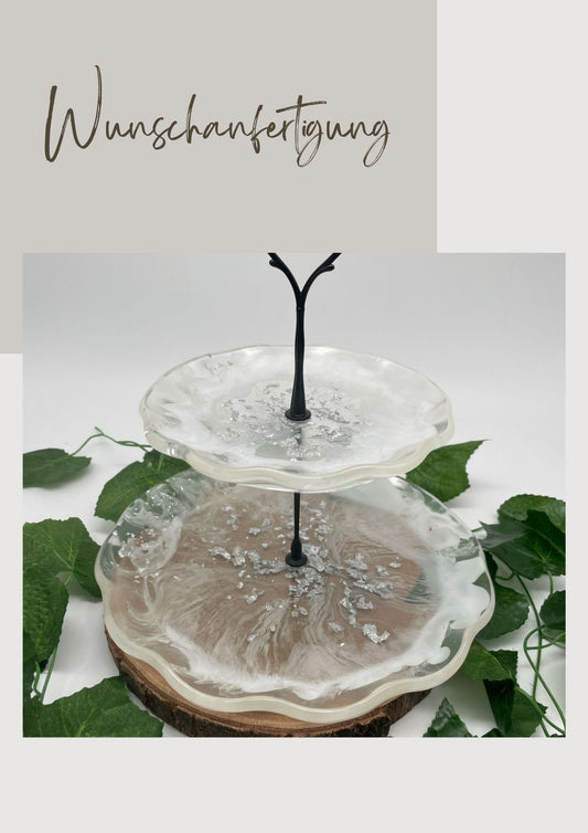 Etagere 2 Lagig Wunschanfertigung