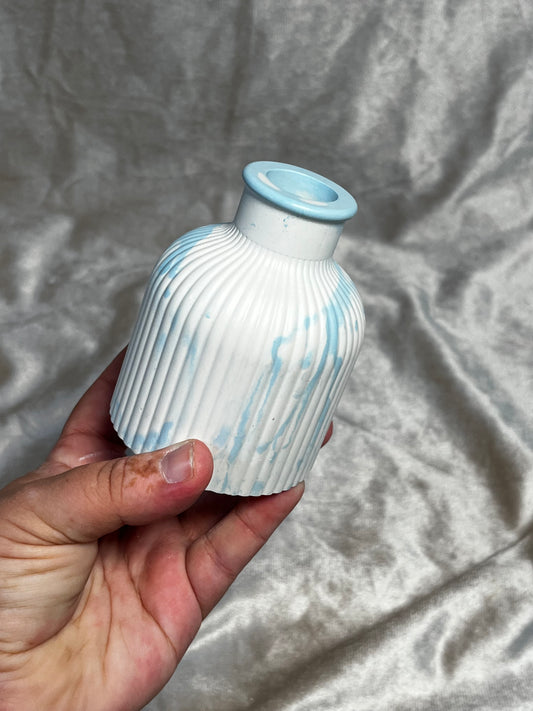 Vase Blau Weiß