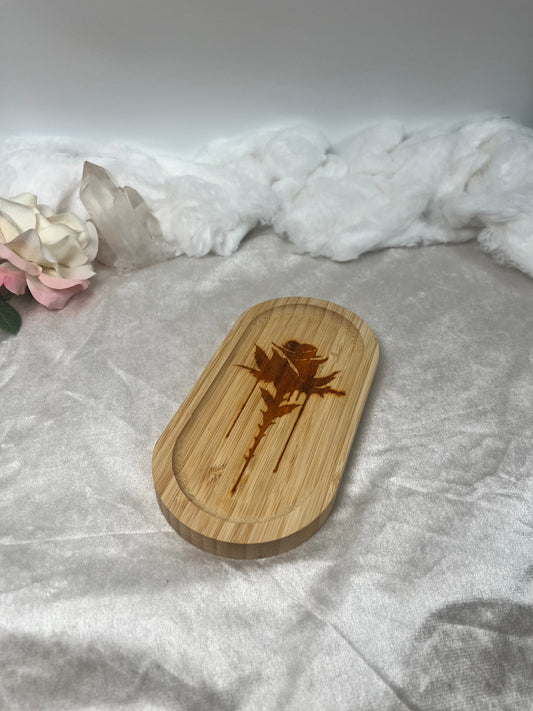 Schmuckschale Holz Länglich