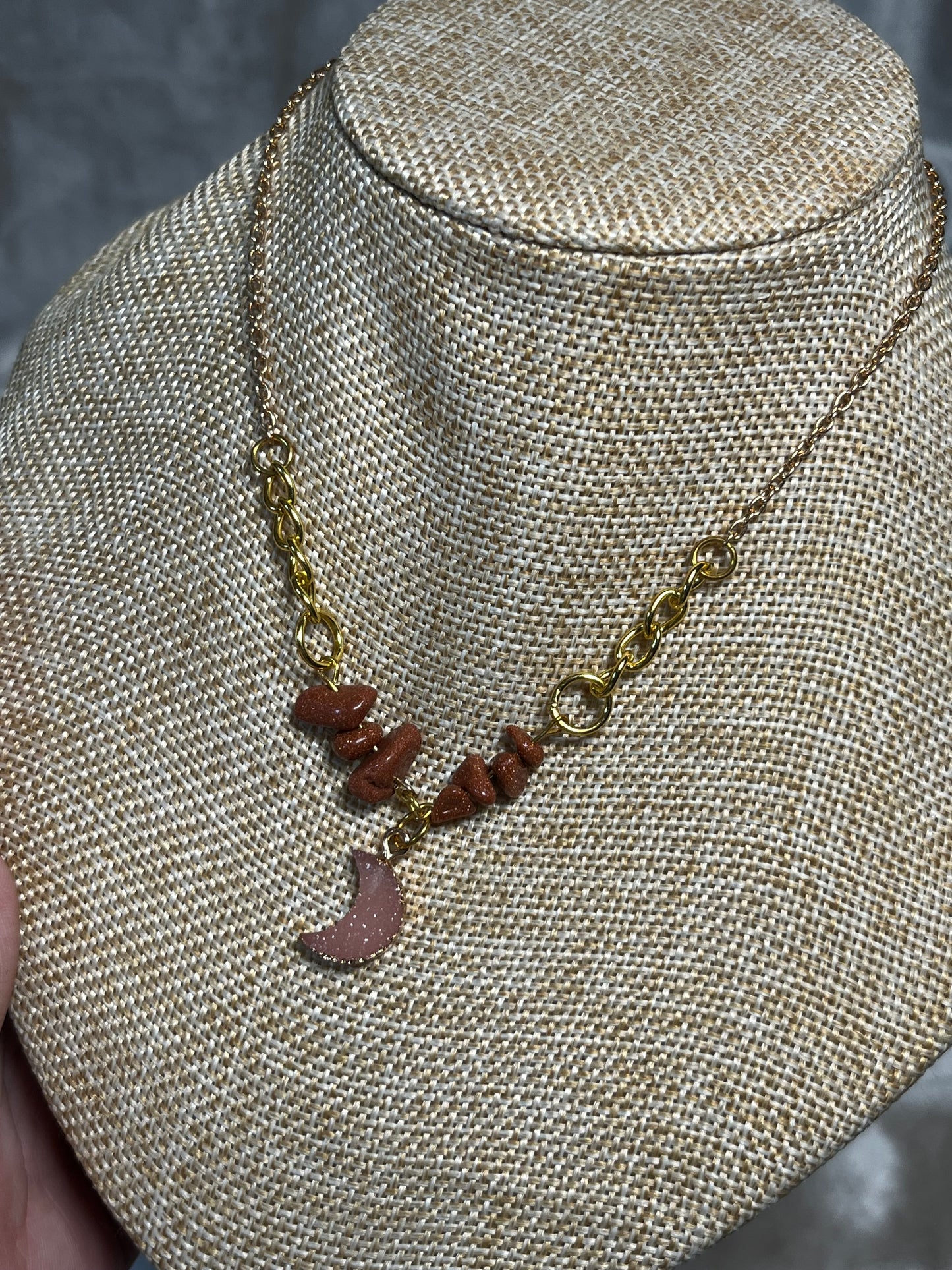 Kette Mond Goldfluss