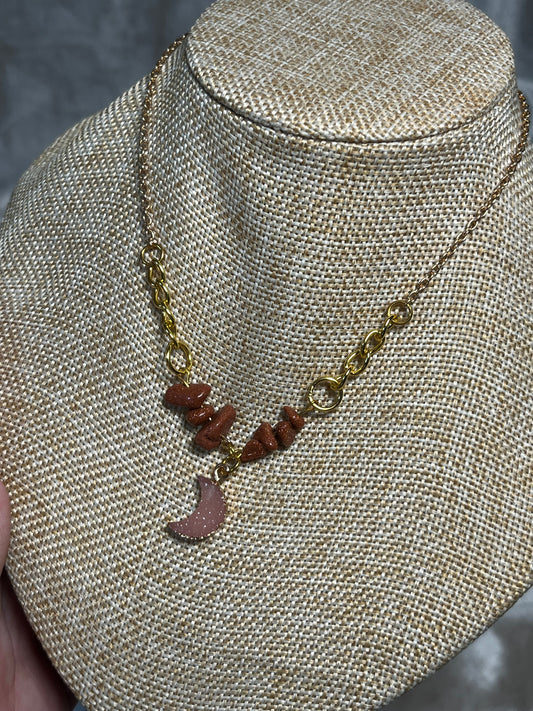 Kette Mond Goldfluss
