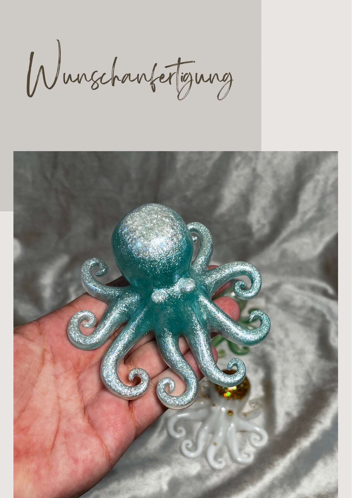 Figur Krake Wunschanfertigung