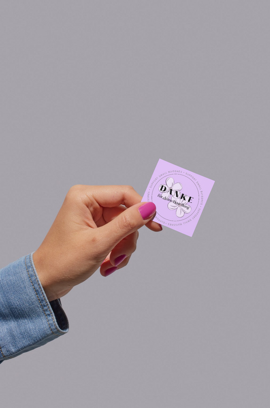 Sticker Danke für deine Bestellung  Digitale Datei