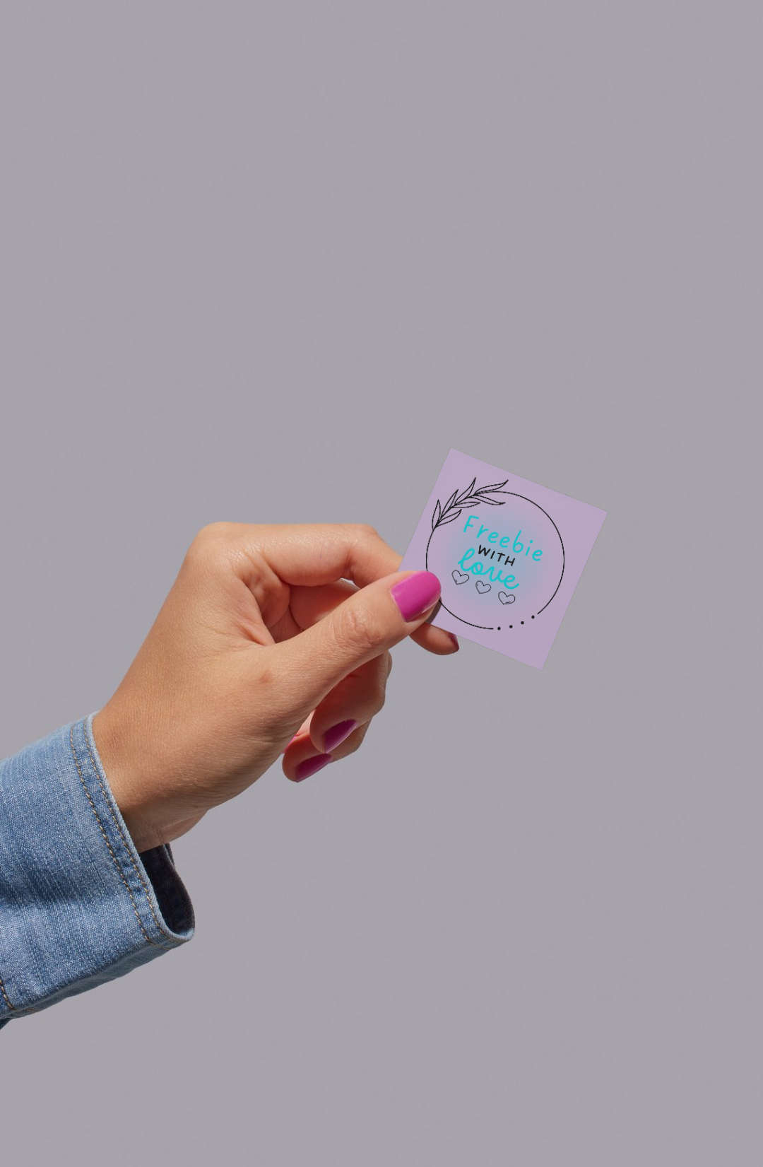 Sticker Freebie with love Digitale Datei