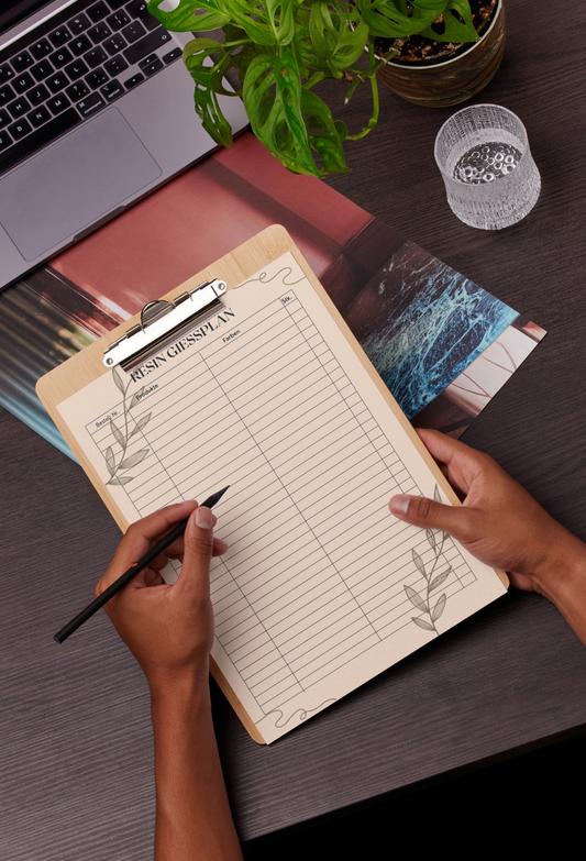 Gießplan für Resinart Digitale Datei