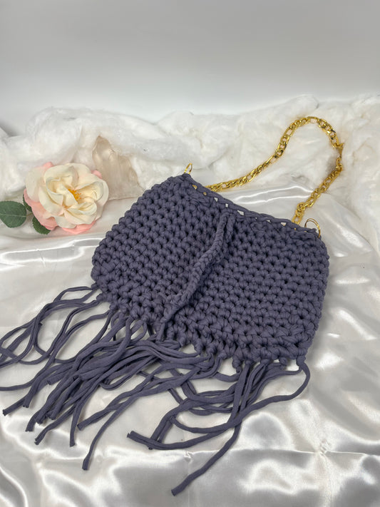 Handtasche Blau mini