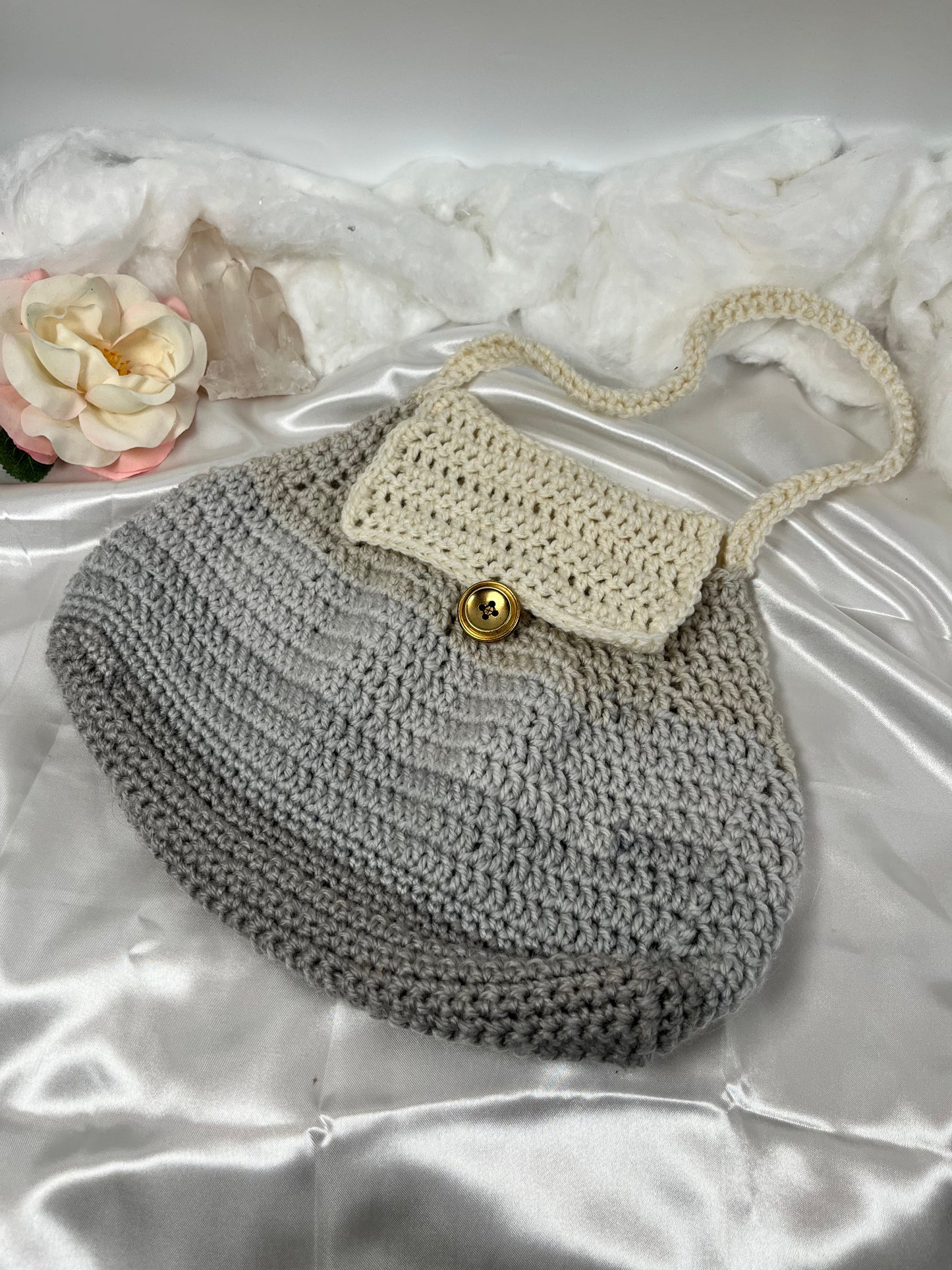 Handtasche Beige Grau
