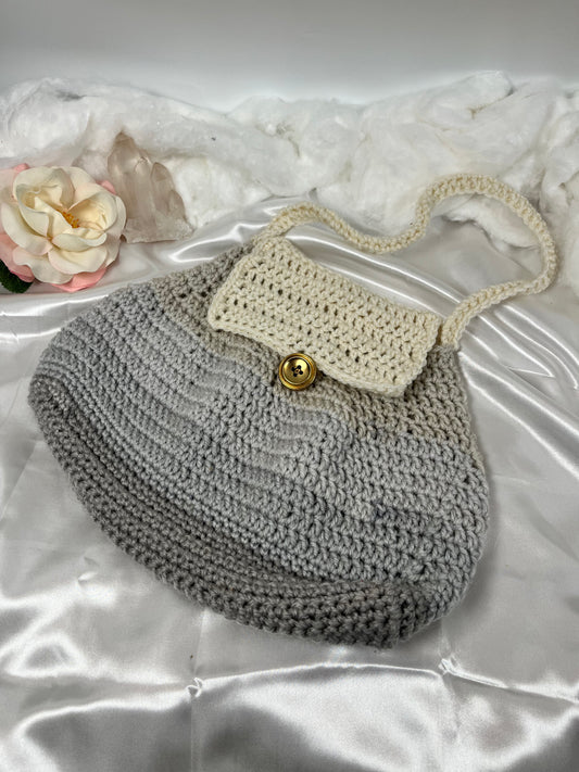 Handtasche Beige Grau