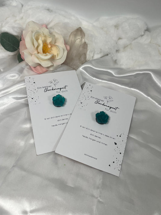 Glücksmagnet Rose Grün