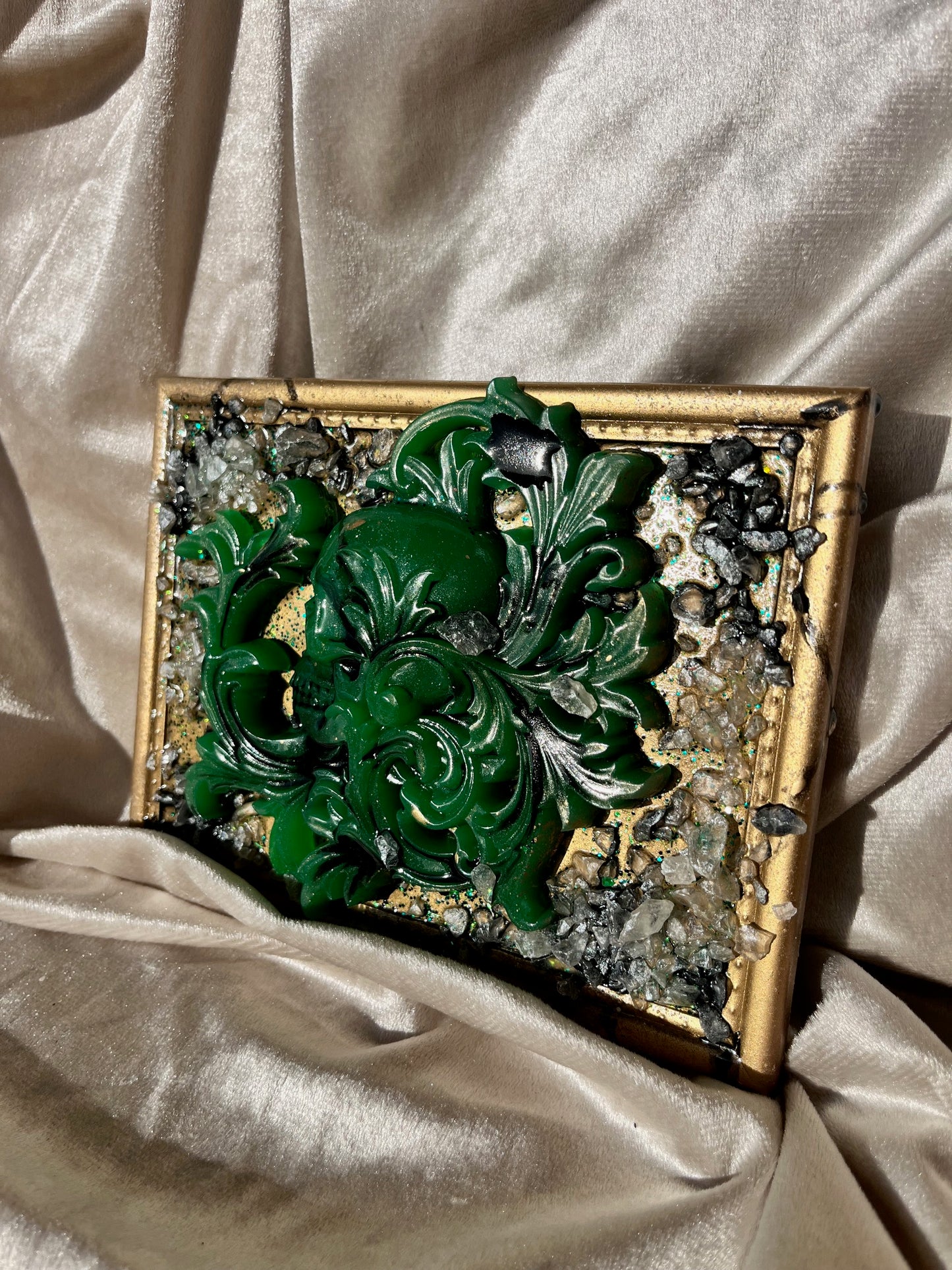 Wandbild Drache Grün