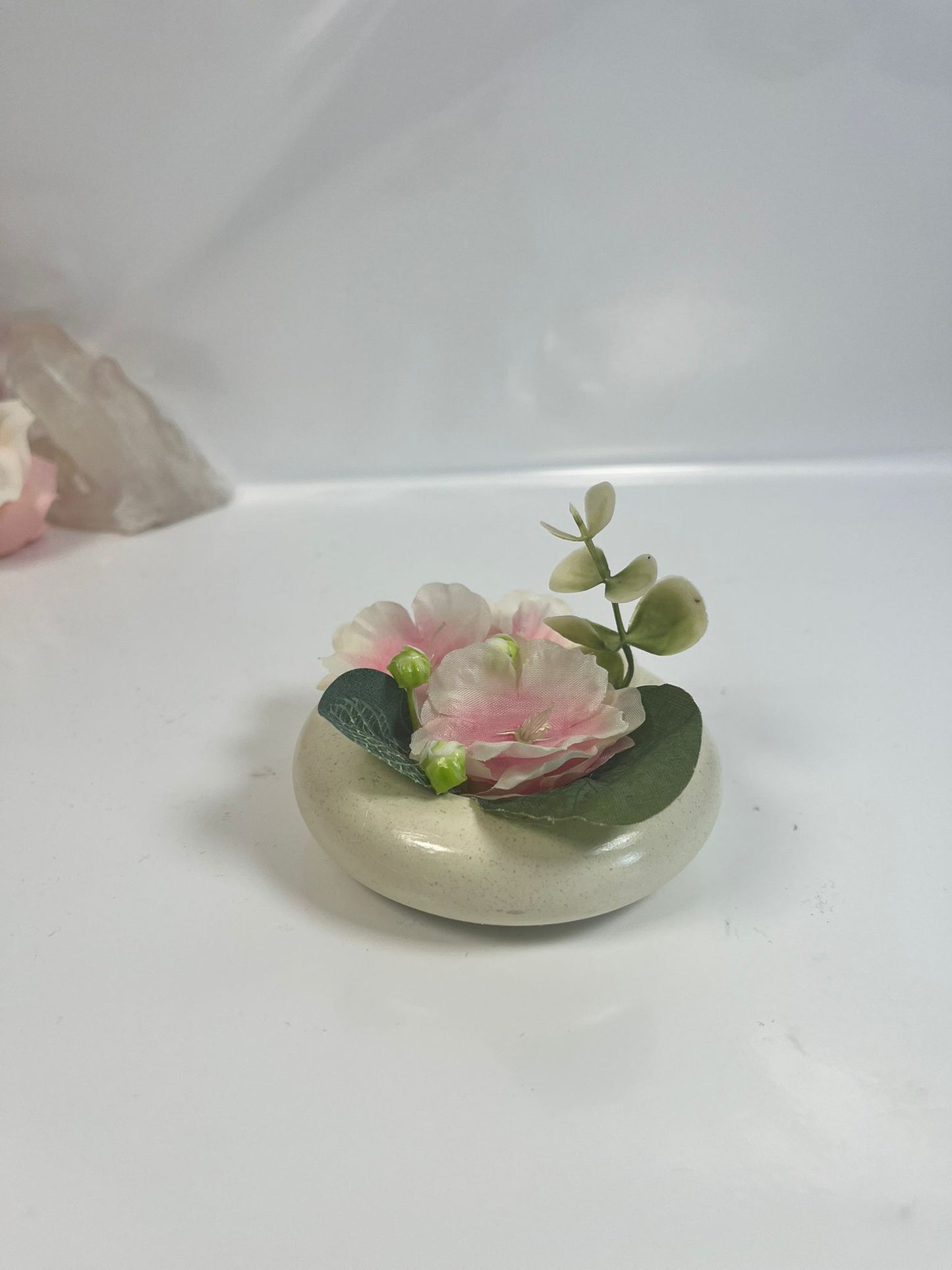 Deko Blumen im Topf